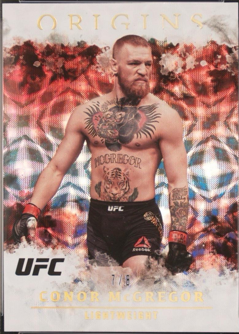Conor McGregor 2021 Panini Chronicles UFC Base Origins #38 Asia Gold