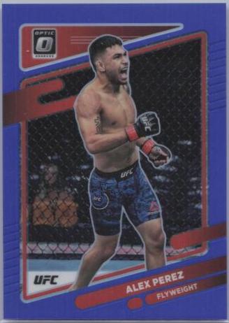 Alex Perez 2022 Panini Donruss Optic UFC Base #54 Blue