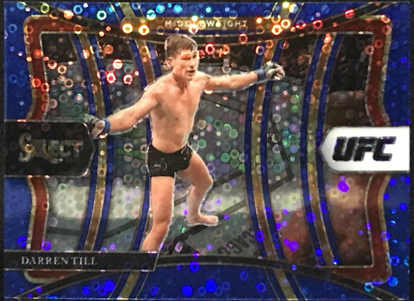 Darren Till 2021 Panini Select UFC Premier Level #198 Blue Disco