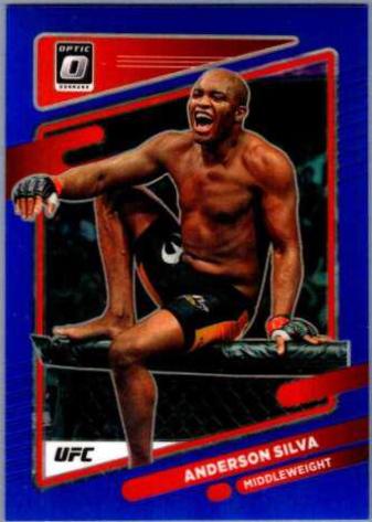 Anderson Silva 2022 Panini Donruss Optic UFC Base #27 Blue