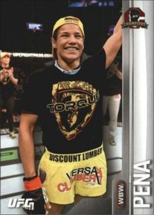 Julianna Peña 2015 Topps UFC Champions Base #67 Silver