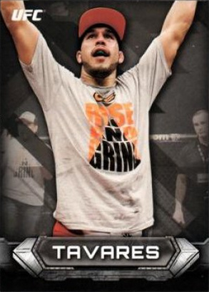 Brad Tavares 2014 Topps UFC Knockout Base #22 Mat Stock