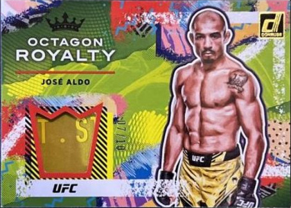 José Aldo 2022 Panini Donruss UFC Octagon Royalty #33 Prime
