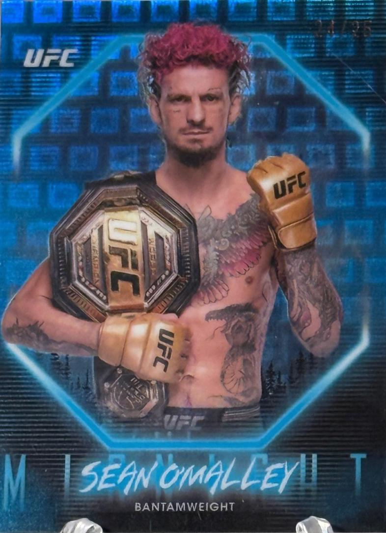 Sean O'Malley 2025 Topps Midnight UFC Base #16 Moonrise