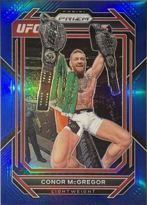 Conor McGregor 2023 Panini Prizm UFC Base #125 Blue