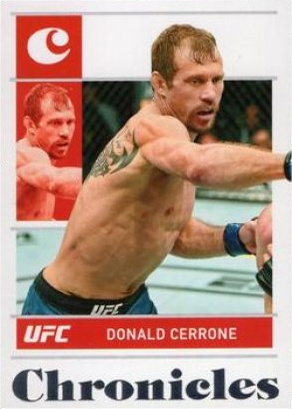 Donald Cerrone 2022 Panini Chronicles UFC Base Chronicles #19 Platinum