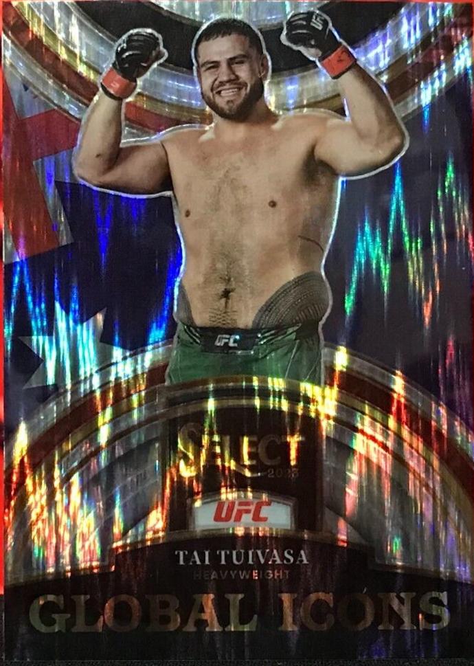 Tai Tuivasa 2023 Panini Select UFC Global Icons #1 Flash