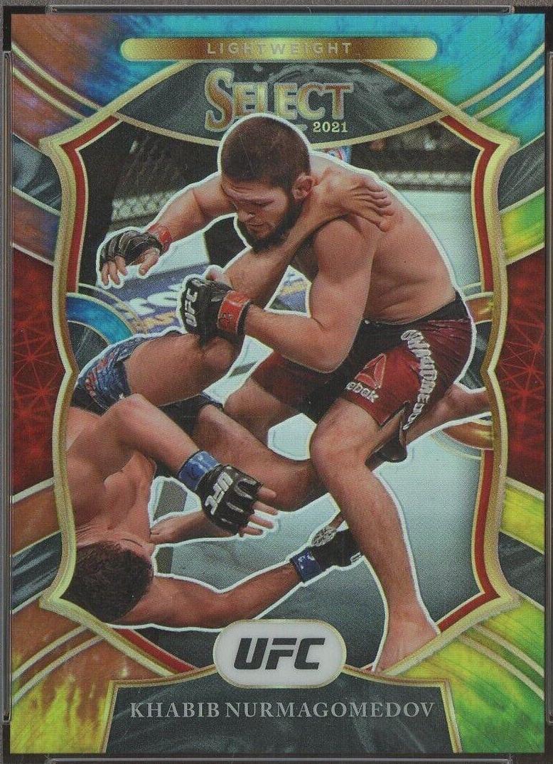 Khabib Nurmagomedov 2021 Panini Select UFC Concourse #47 Tie Dye