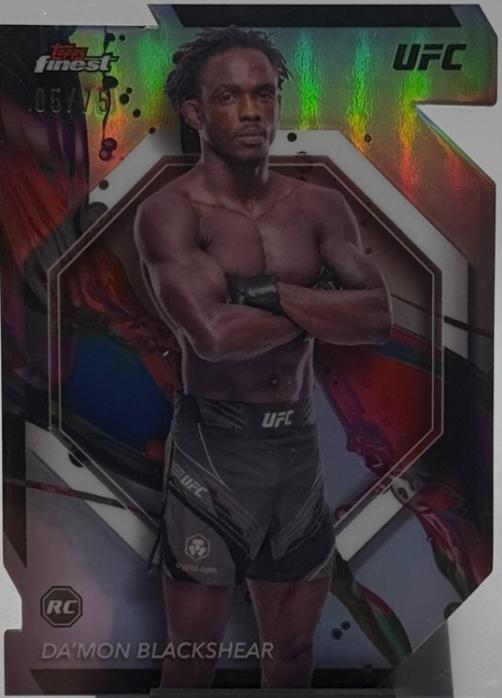 Da'Mon Blackshear 2024 Topps Finest UFC Base Common #29 Die-Cut Refractor
