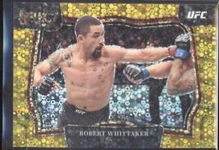 Robert Whittaker 2023 Panini Select UFC Octagonside #295 Gold Disco