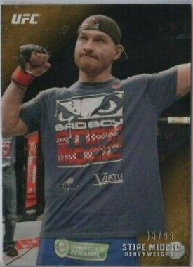 Stipe Miocic 2015 Topps UFC Knockout Base #28 Gold