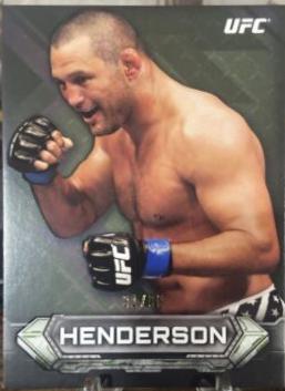 Dan Henderson 2014 Topps UFC Knockout Base #84 Green