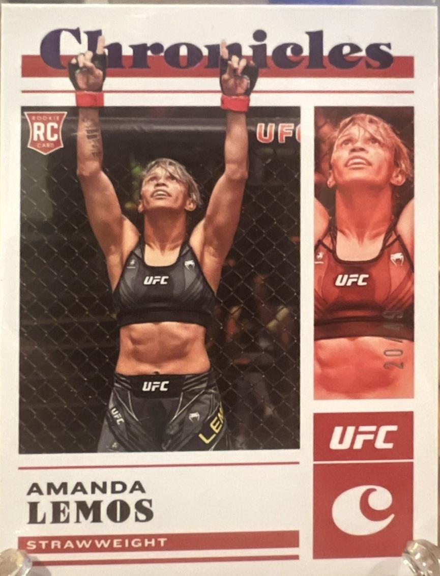 Amanda Lemos 2023 Panini Chronicles UFC Base Chronicles #87 Purple
