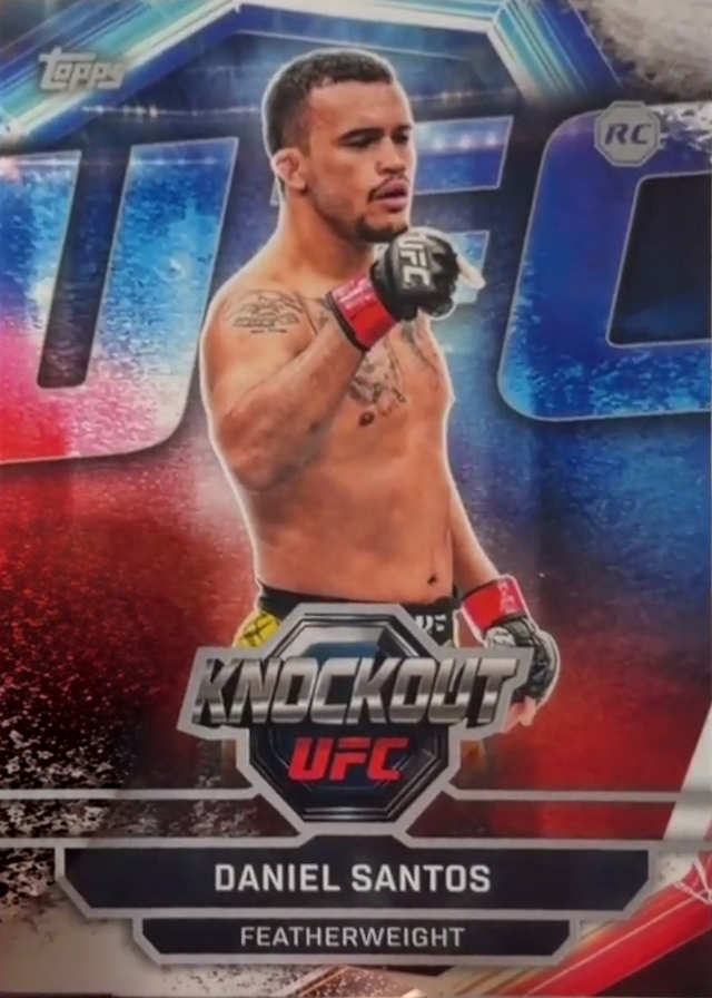 Daniel Santos 2026 Topps Knockout UFC Base #95 Teal