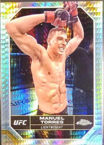 Manuel Torres 2024 Topps Chrome UFC Base #121 Prism Refractor