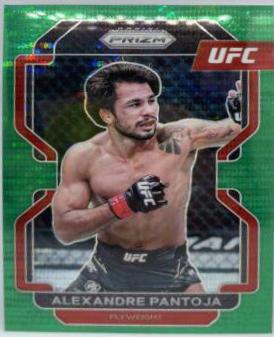 Alexandre Pantoja 2022 Panini Prizm UFC Base #178 Green Pulsar