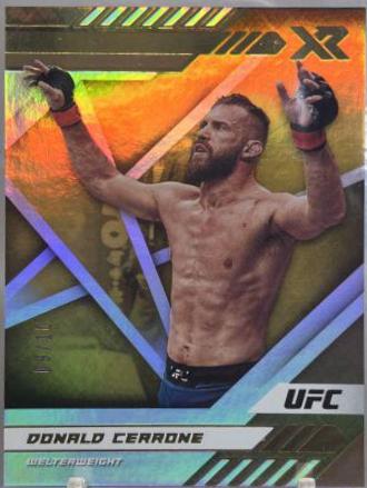 Donald Cerrone 2021 Panini Chronicles UFC Base XR #191 Gold
