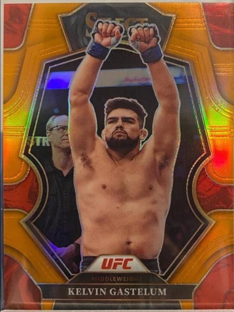 Kelvin Gastelum 2023 Panini Select UFC Premier Level #106 Orange