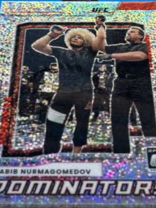 Khabib Nurmagomedov 2022 Panini Donruss Optic UFC Dominators #10 White Sparkle
