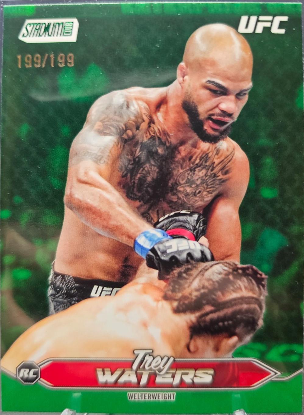 Trey Waters 2025 Topps Stadium Club UFC Base #62 Green