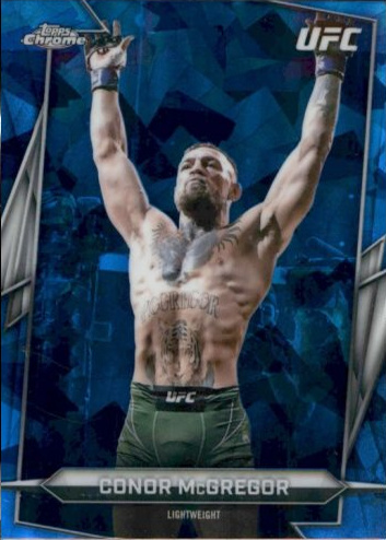 Conor McGregor 2026 Topps Chrome Sapphire UFC Base #5 Black Sapphire