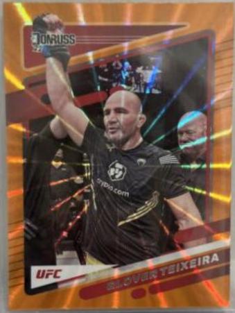 Glover Teixeira 2022 Panini Donruss UFC Base #89 Orange