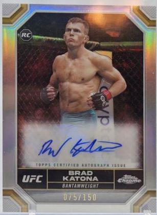 Brad Katona 2024 Topps Chrome UFC Chrome Rookie Autographs #CRA-BKA Refractor