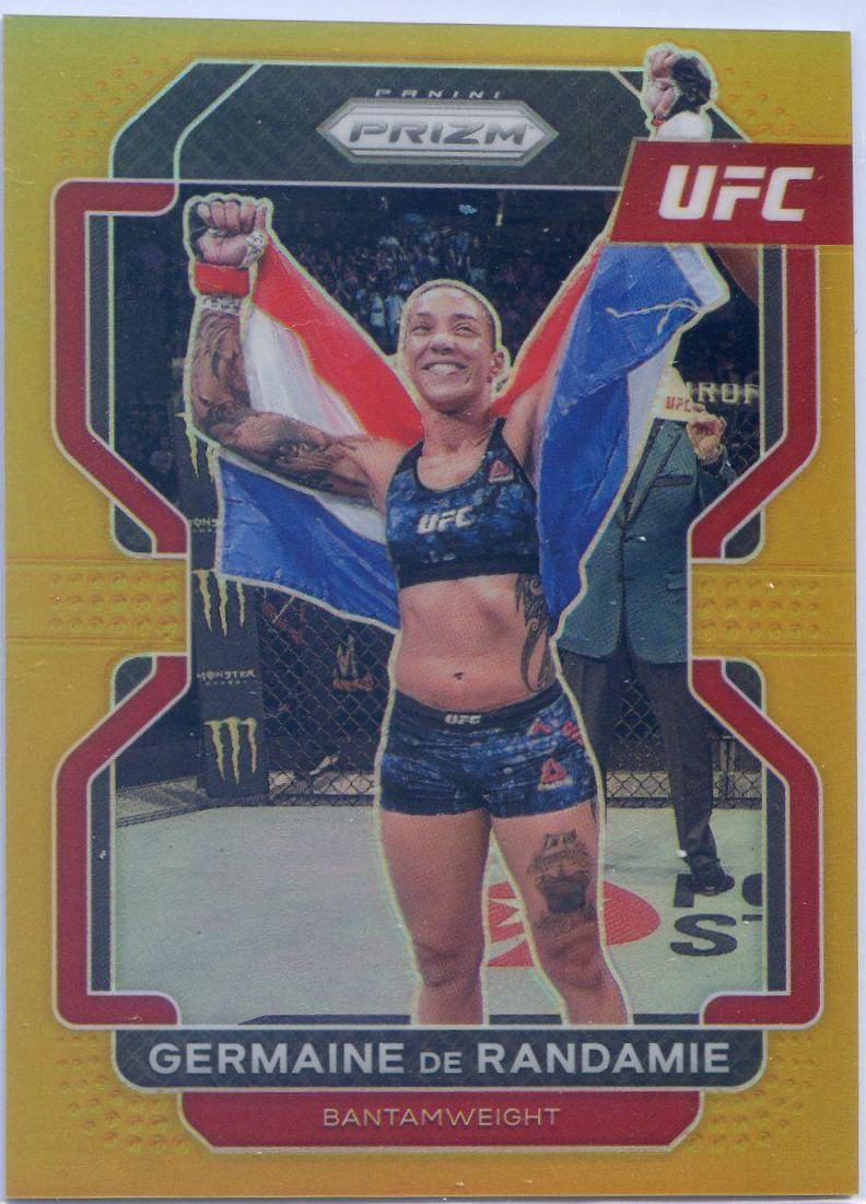 Germaine de Randamie 2022 Panini Prizm UFC Base #173 Gold
