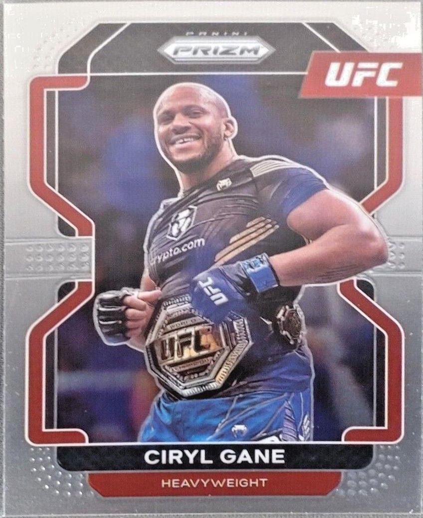 Ciryl Gane 2022 Panini Prizm UFC Base #101