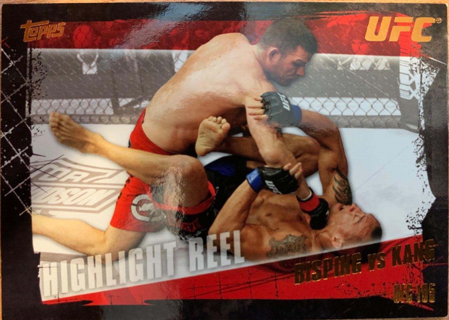 Michael Bisping / Denis Kang 2010 Topps UFC Base #195 Bronze
