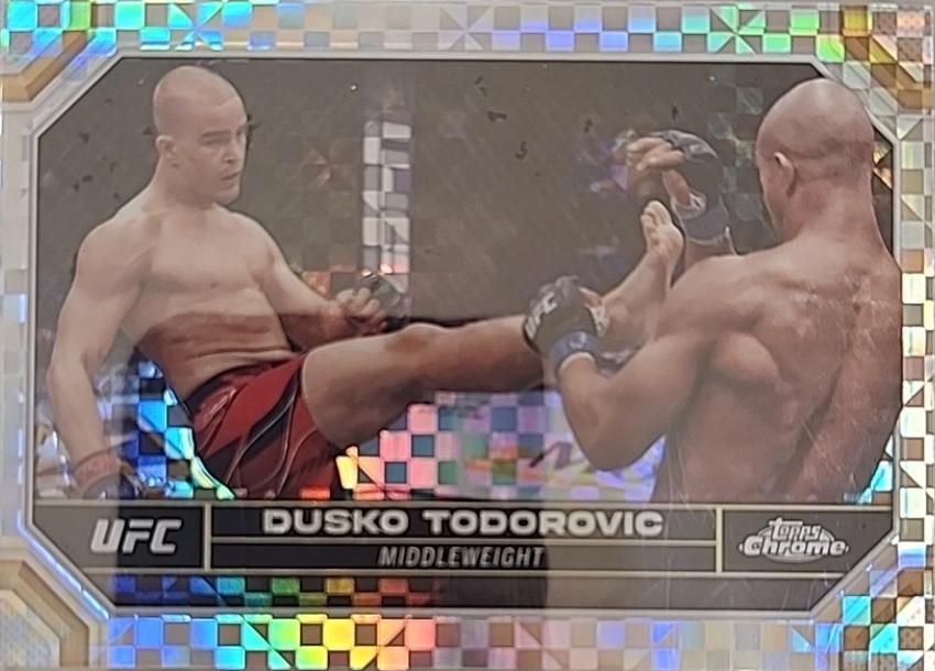 Dusko Todorovic 2024 Topps Chrome UFC Base #63 X-Fractor