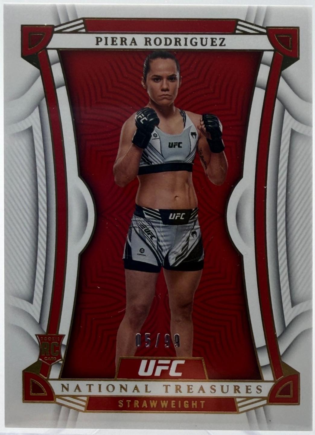 Piera Rodriguez 2023 Panini Chronicles UFC Base National Treasures #457 Green