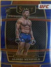Alonzo Menifield 2022 Panini Select UFC Concourse #4 Blue Prizm