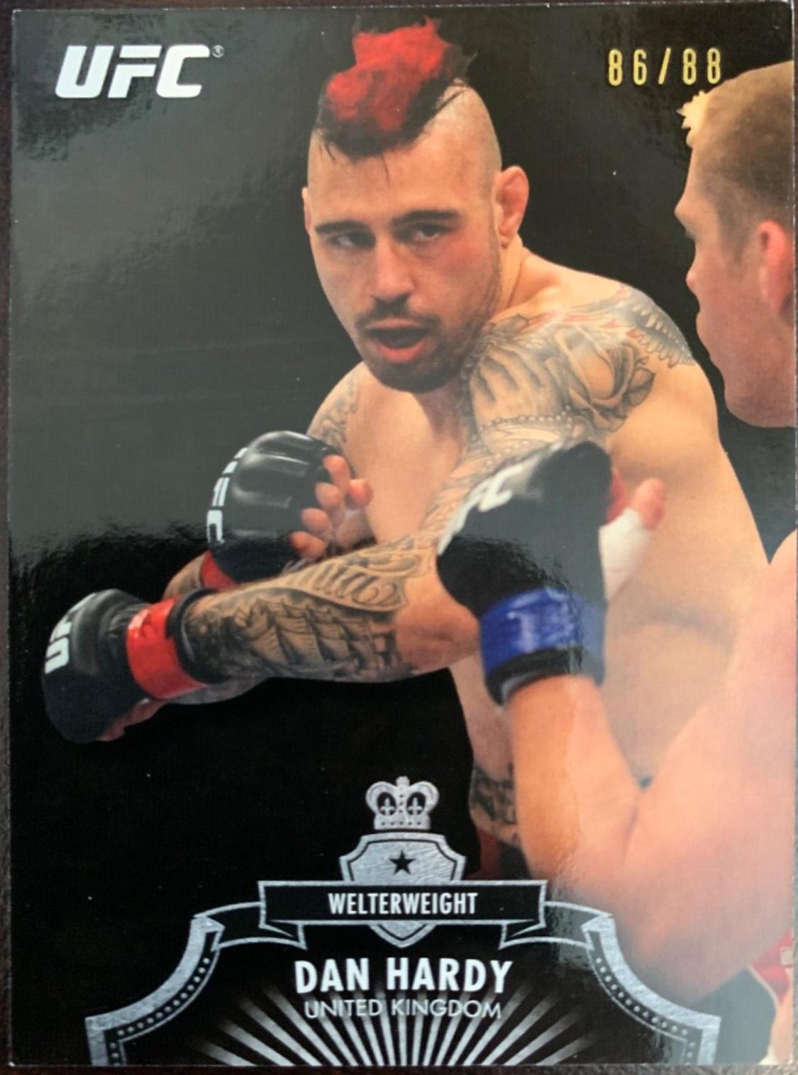 Dan Hardy 2012 Topps UFC Bloodlines Base #8 Black