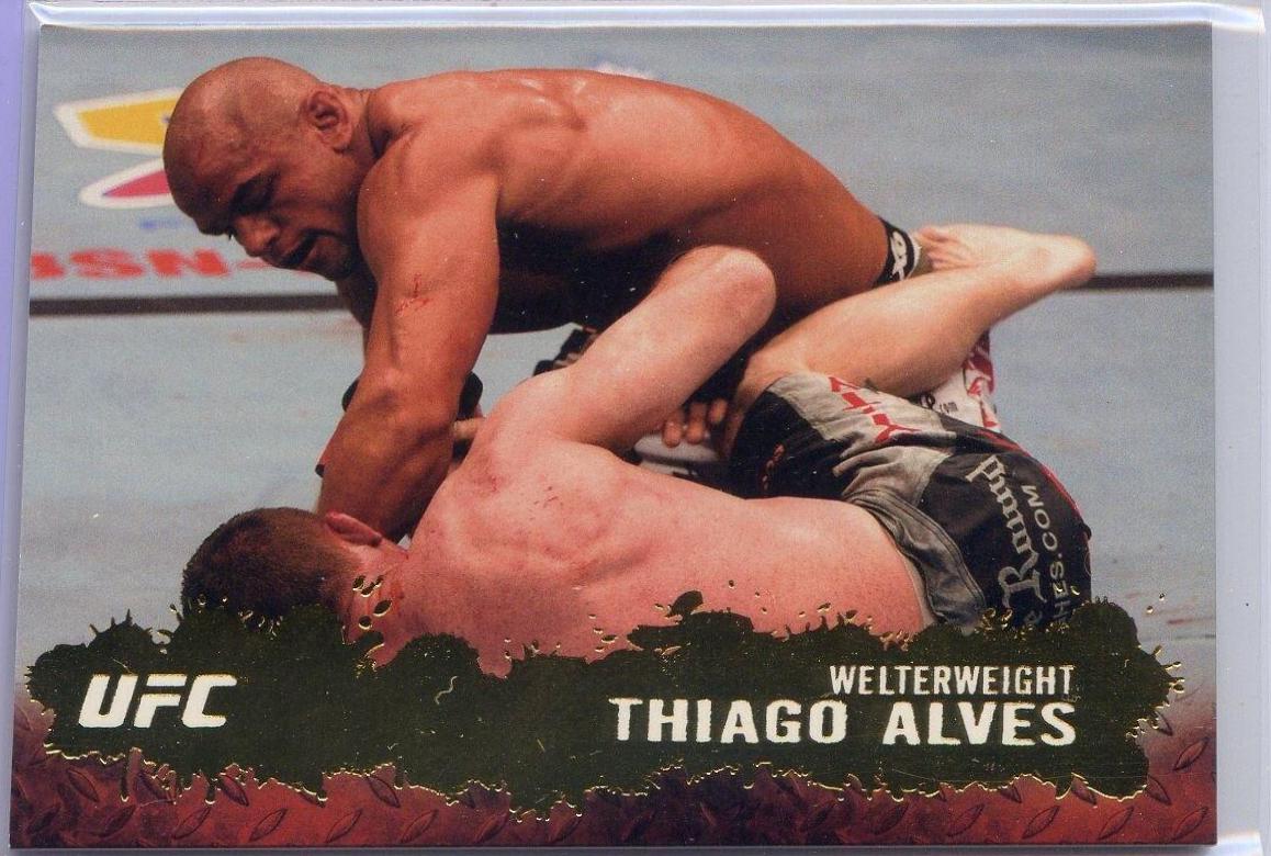 Thiago Alves 2009 Topps UFC Round 2 Base #22 Gold