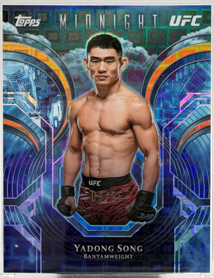 Song Yadong 2026 Topps Midnight UFC Night Watch #PC-21 Moonrise