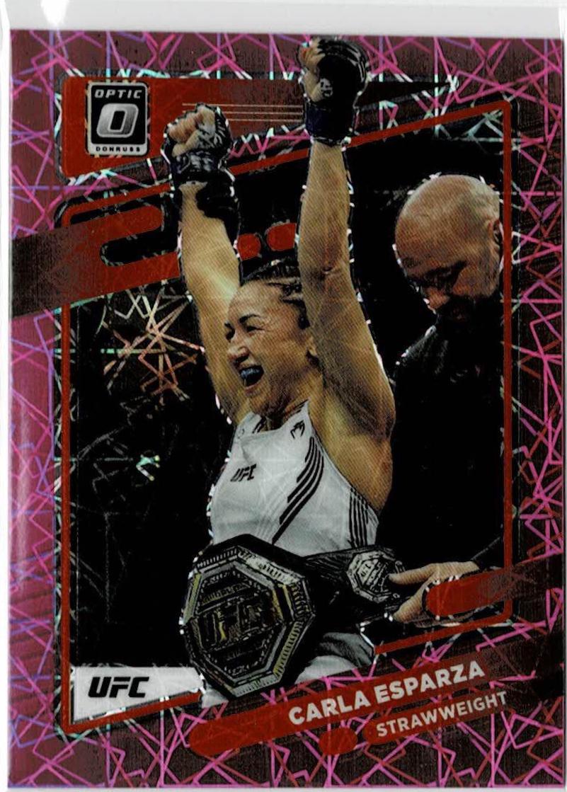 Carla Esparza 2022 Panini Donruss Optic UFC Base #1 Pink Velocity