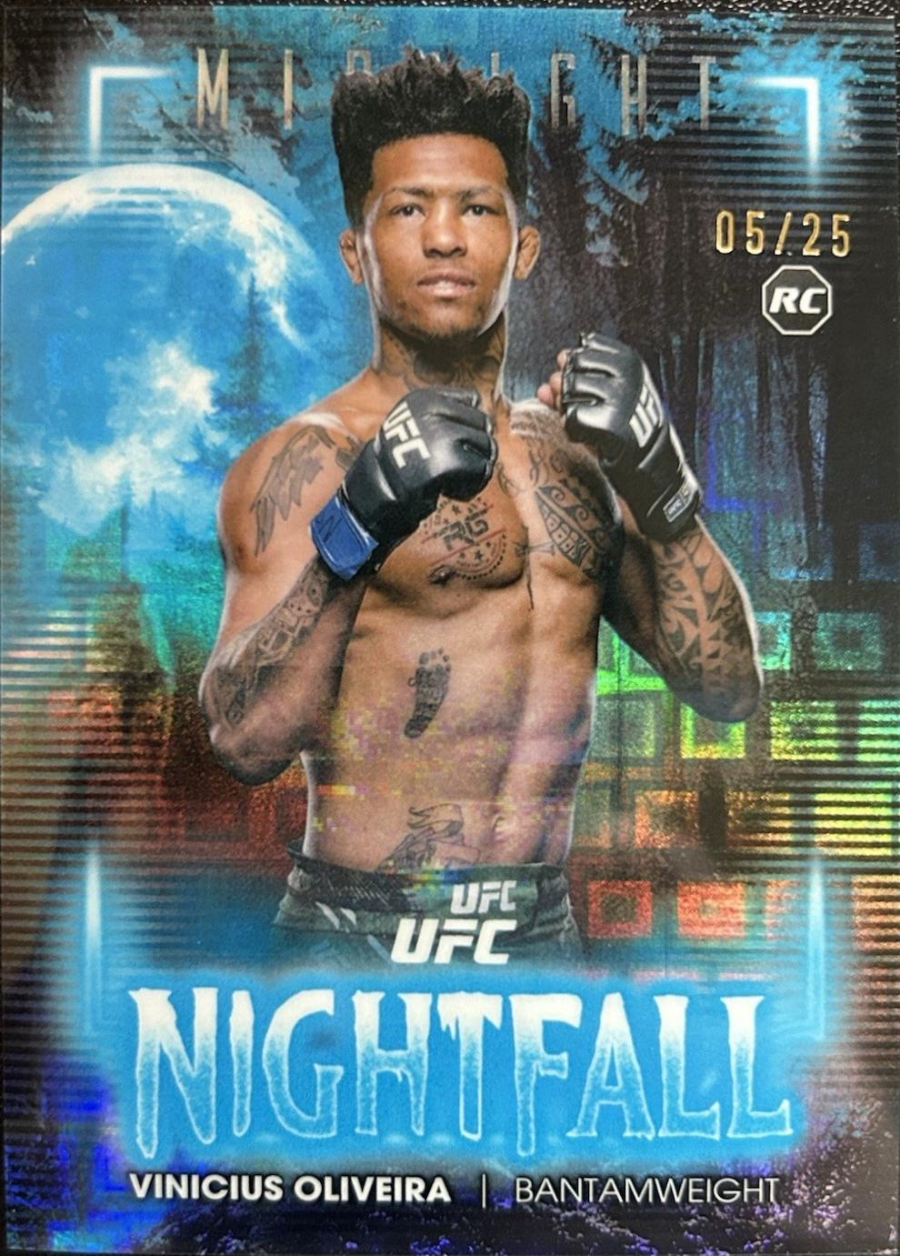 Vinicius Oliveira 2025 Topps Midnight UFC Nightfall #NF-5 Moonrise