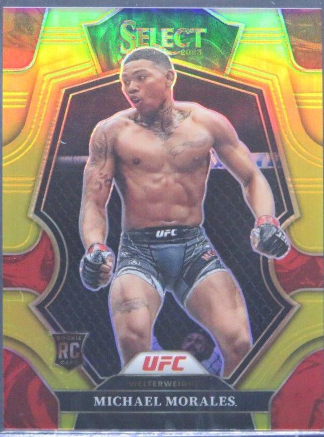 Michael Morales 2023 Panini Select UFC Premier Level #157 Gold