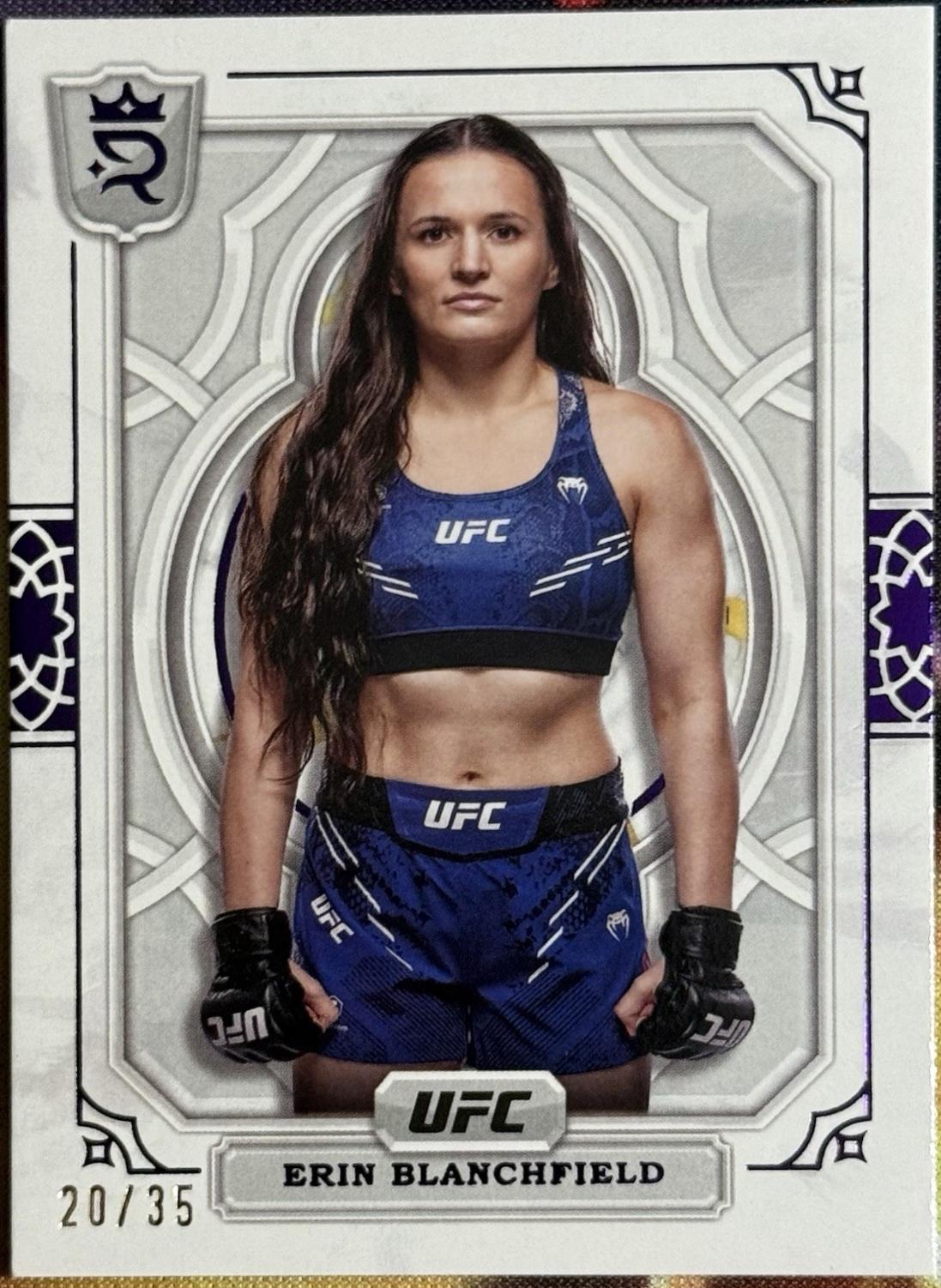 Erin Blanchfield 2024 Topps Royalty UFC Base #34 Purple