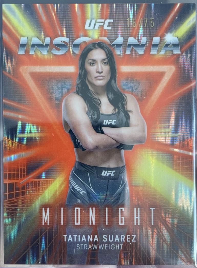 Tatiana Suarez 2025 Topps Midnight UFC Insomnia #IN-25 Dusk
