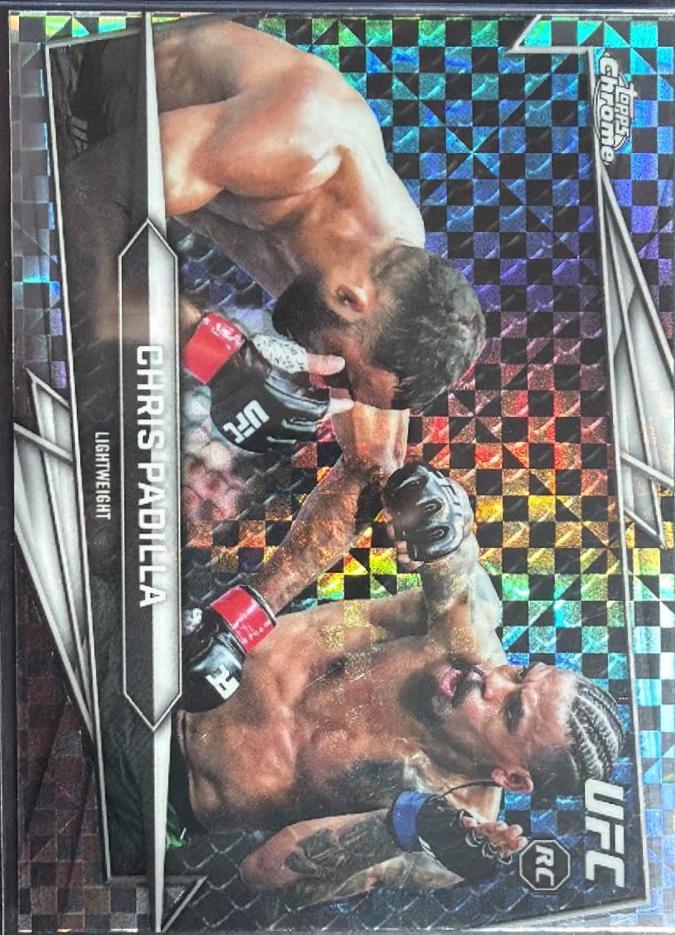 Chris Padilla 2026 Topps Chrome UFC Base #111 X-fractor