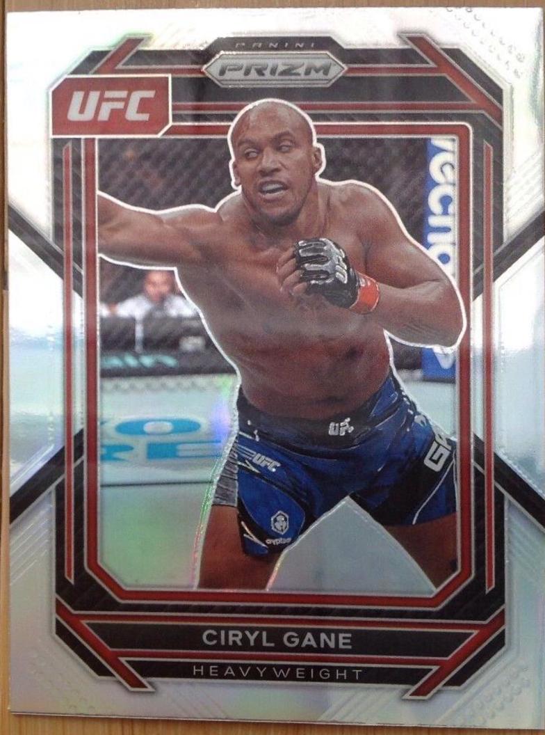 Ciryl Gane 2023 Panini Prizm UFC Base #115 Silver
