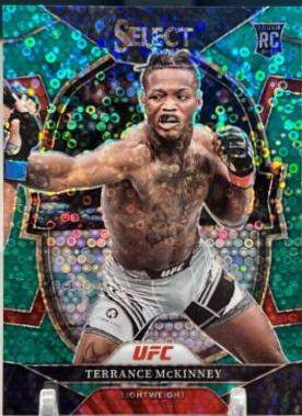 Terrance McKinney 2023 Panini Select UFC Concourse #53 Green Disco