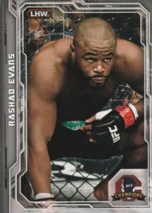 Rashad Evans 2014 Topps UFC Champions Base #161 Platinum