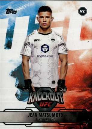 Jean Matsumoto 2025 Topps Knockout UFC Base #79 Holo Gold