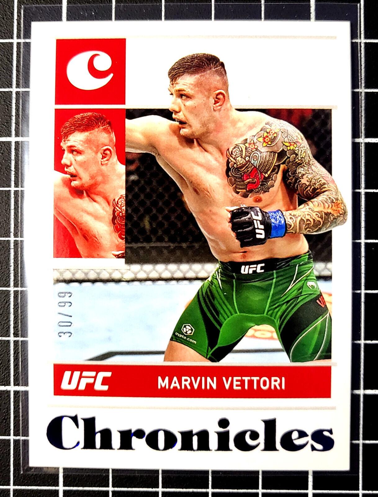 Marvin Vettori 2022 Panini Chronicles UFC Base Chronicles #58 Blue