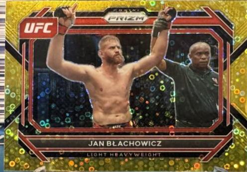 Jan Błachowicz 2023 Panini Prizm UFC Base #24 Gold