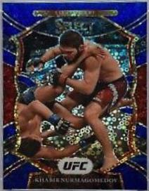 Khabib Nurmagomedov 2021 Panini Select UFC Concourse #47 Blue Disco