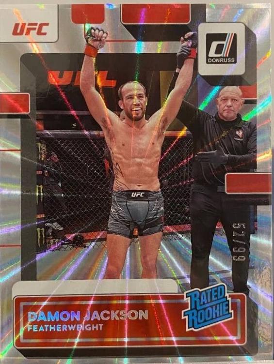 Damon Jackson 2023 Panini Donruss UFC Base #215 Laser